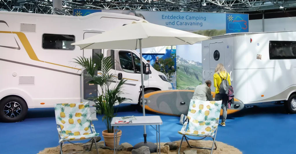 Zum ersten mal ist die CampBoks am Caravan Salon in Düsseldorf zu sehen