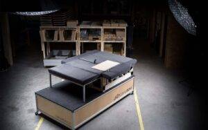 CampBoks Lite interior with bed